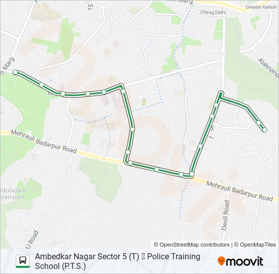 680 bus Line Map