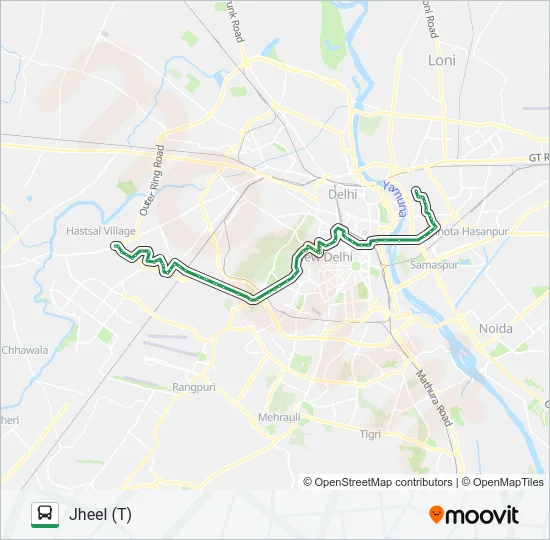 703 Bus Line Map
