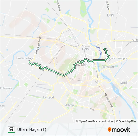 703 Bus Line Map