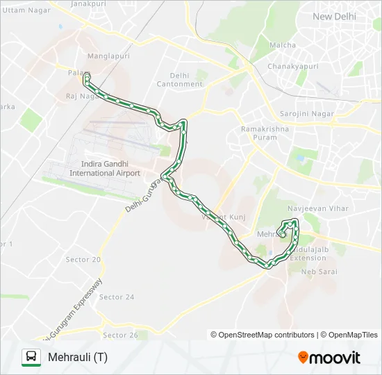 715 Bus Line Map