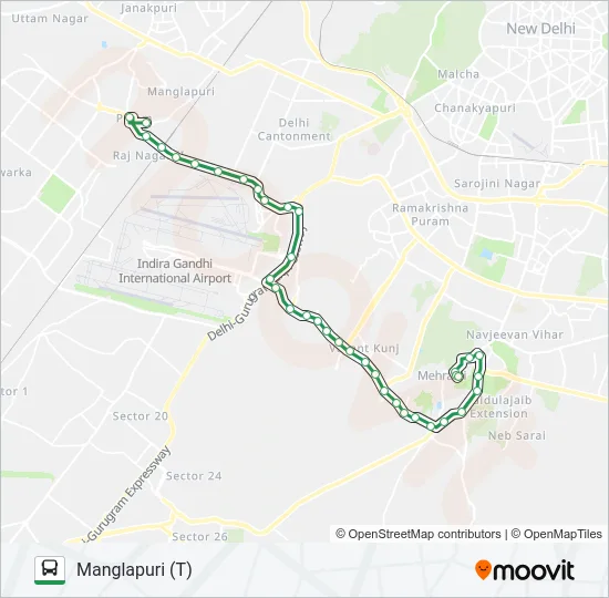 715 Bus Line Map