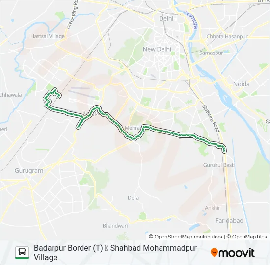 717 Bus Line Map