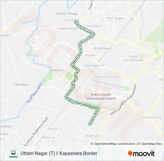 718 Bus Line Map