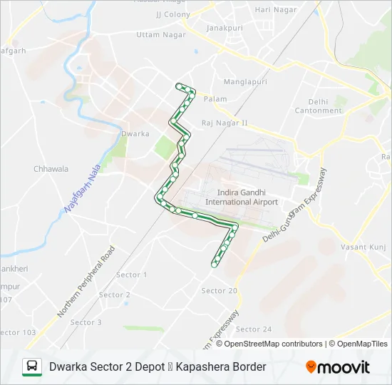 718 Bus Line Map