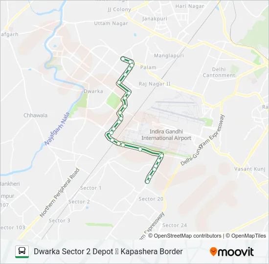 718 Bus Line Map