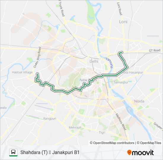 720 bus Line Map