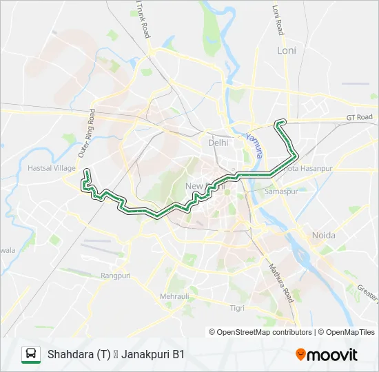 720 Bus Line Map