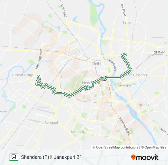 720 Bus Line Map