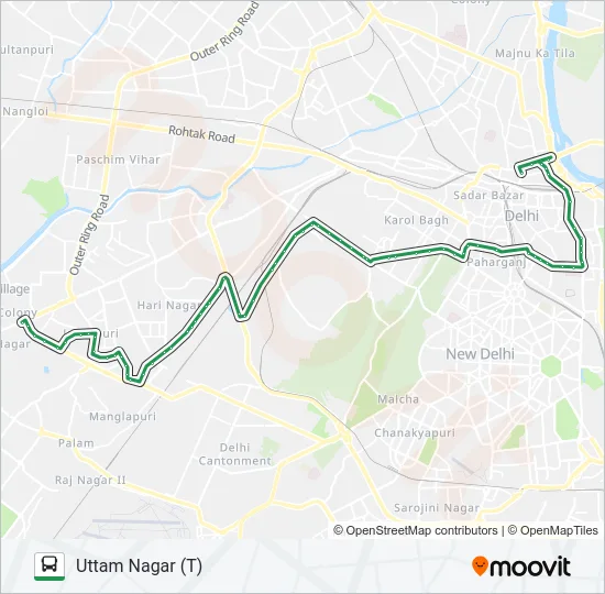 753 Bus Line Map