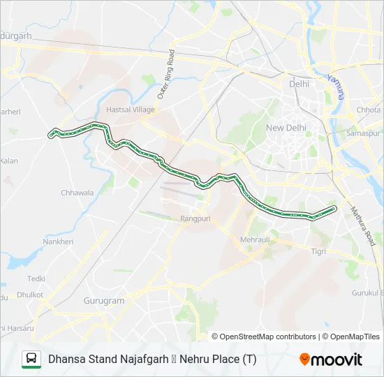 764 Bus Line Map