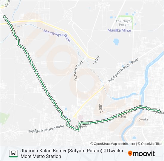 764 bus Line Map