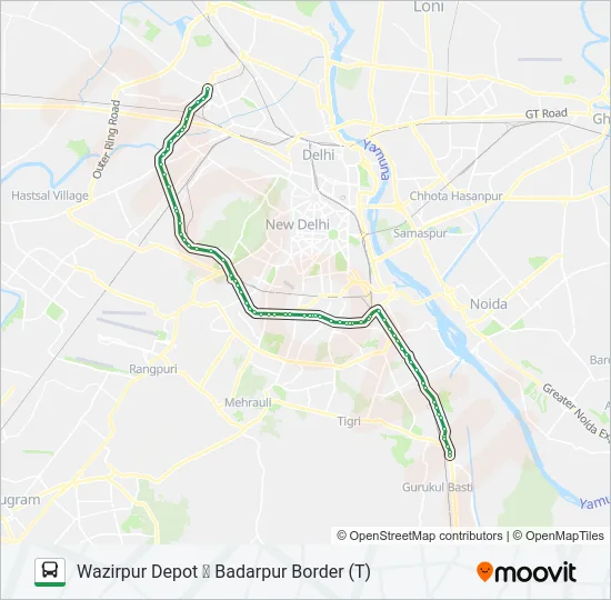 479A Bus Line Map