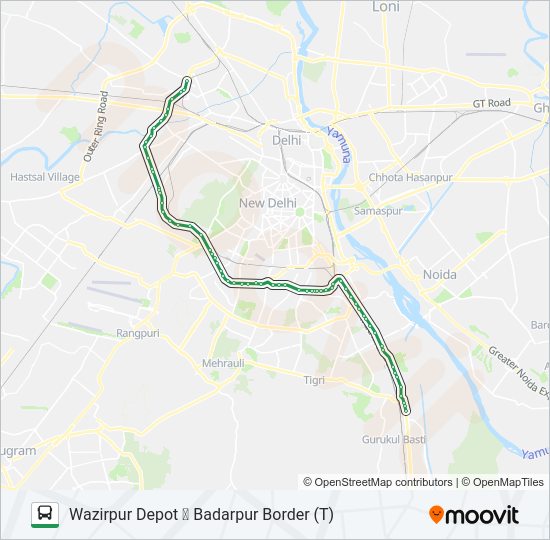 479A bus Line Map