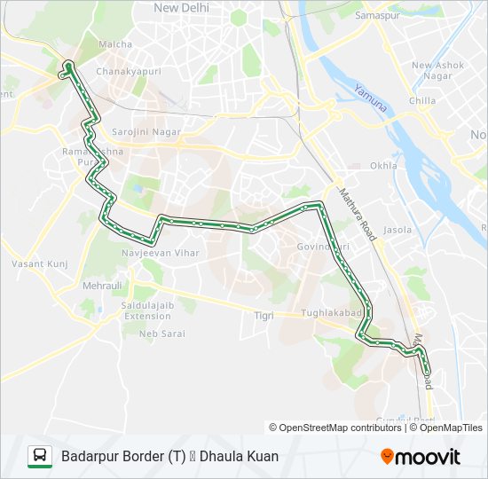 511A bus Line Map