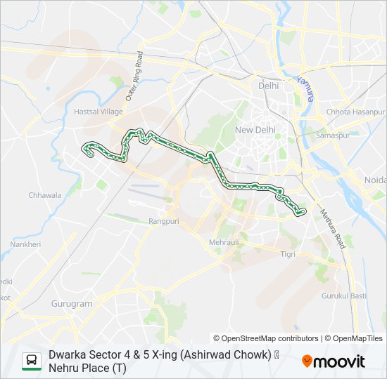 724EXT bus Line Map