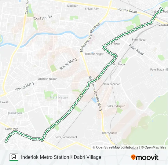 778 Bus Line Map