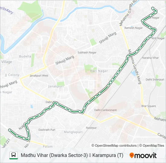 778 Bus Line Map