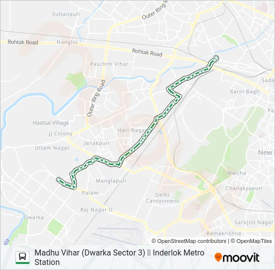 778 Bus Line Map