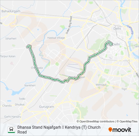 790 bus Line Map