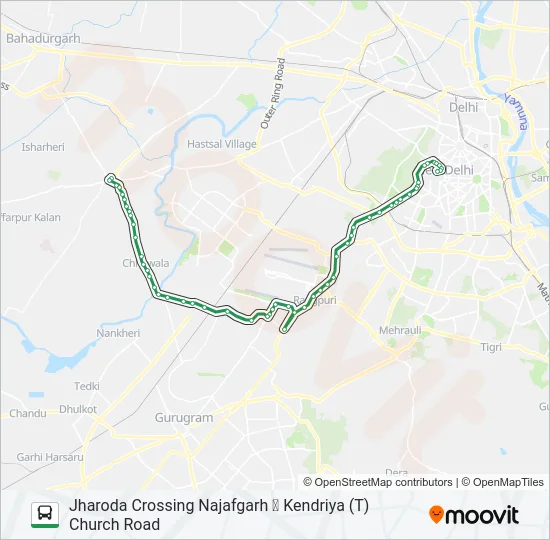 790 Bus Line Map