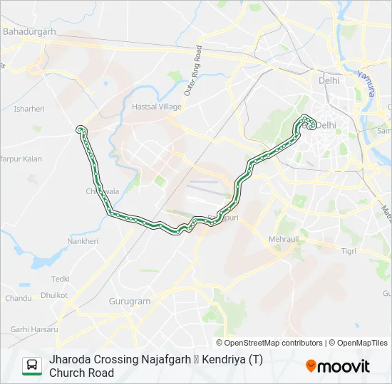 790 Bus Line Map