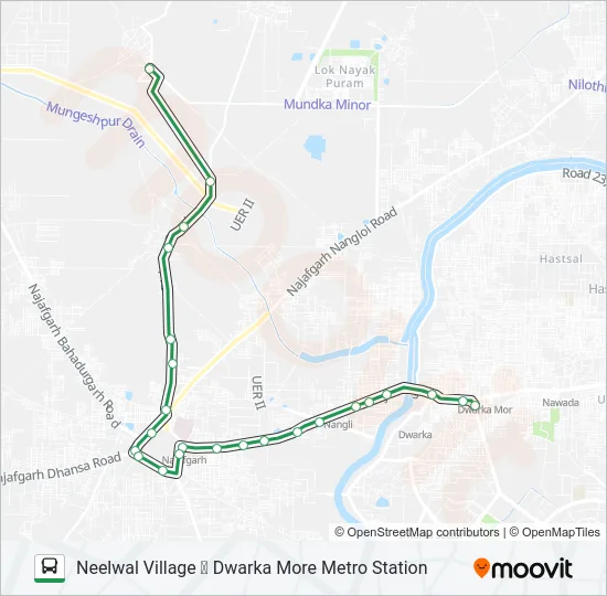 809 Bus Line Map