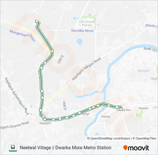 809 Bus Line Map