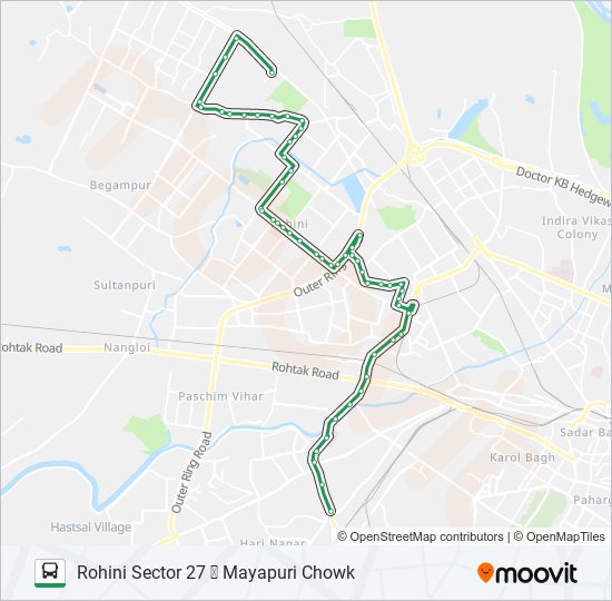 889 bus Line Map