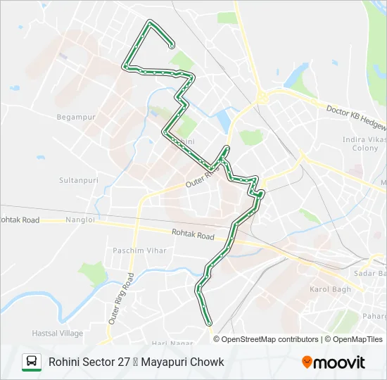 889 Bus Line Map