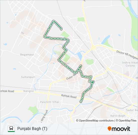 889 bus Line Map