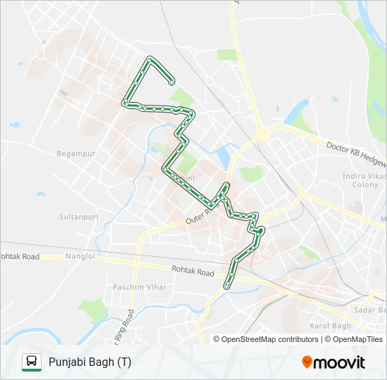 889 Bus Line Map