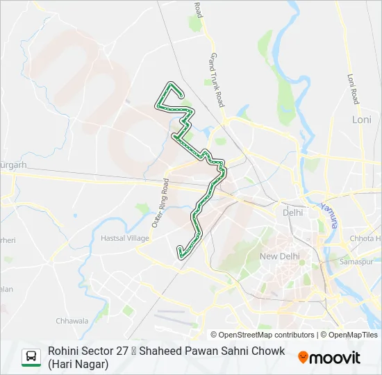 889 Bus Line Map