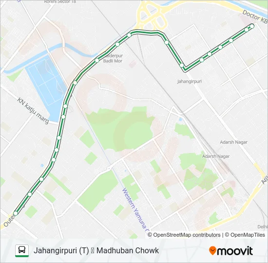 891 Bus Line Map