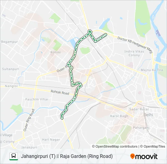 891 Bus Line Map