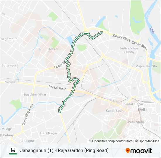 891 Bus Line Map