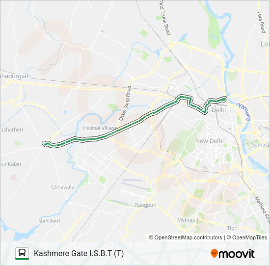 817N Bus Line Map