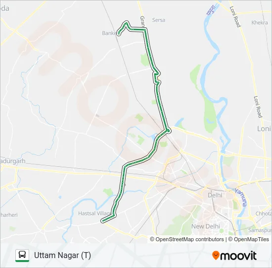 882A Bus Line Map
