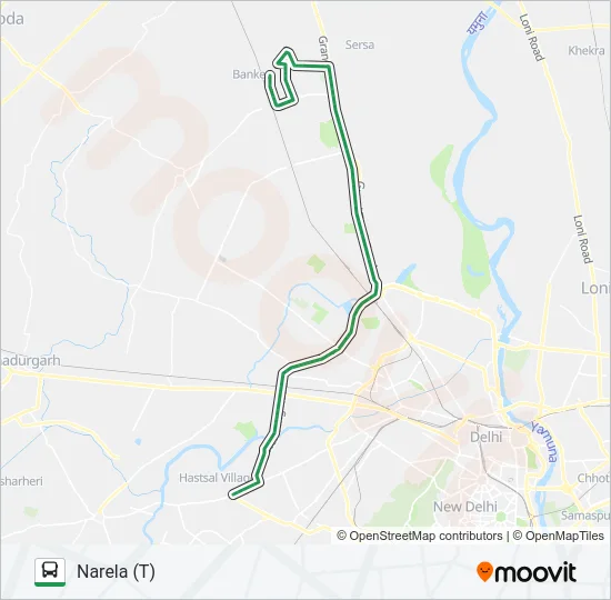 882A Bus Line Map