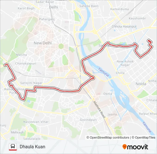 611 Bus Line Map