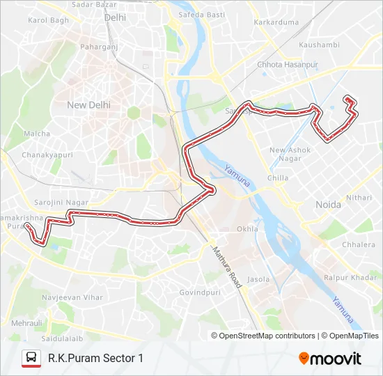 611 Bus Line Map
