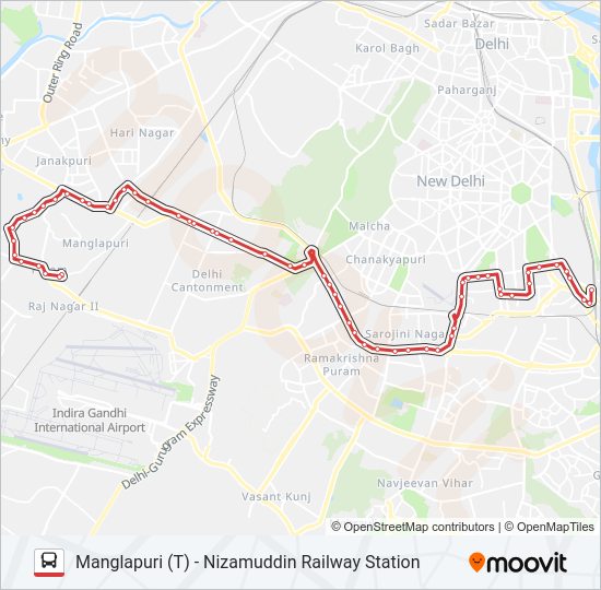 794 bus Line Map