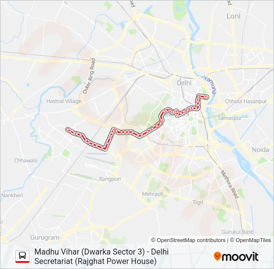 770A Bus Line Map