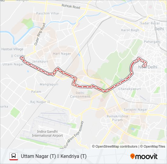740EXT Bus Line Map