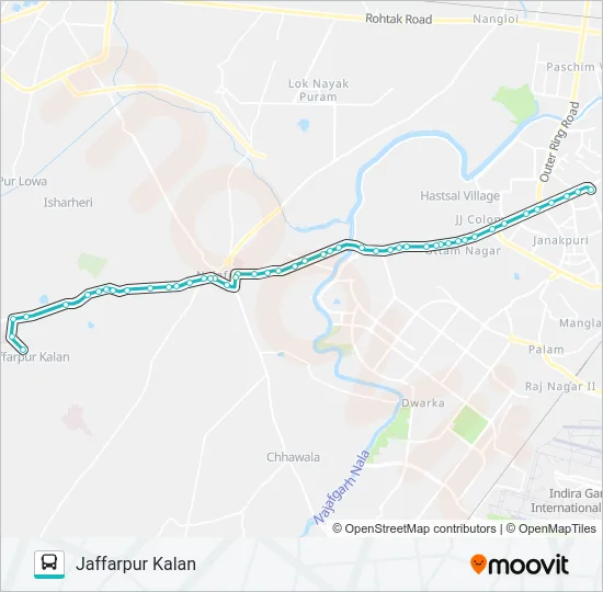 821 Bus Line Map