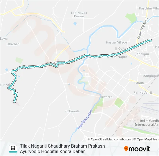 826 Bus Line Map