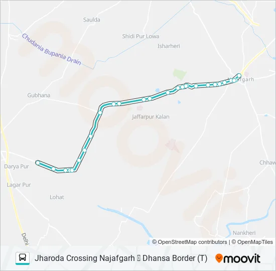835 Bus Line Map