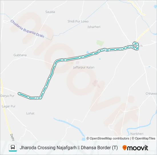 835 Bus Line Map