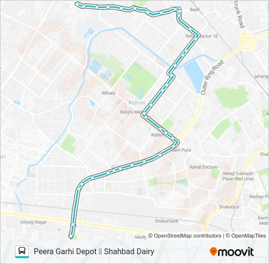 879 Bus Line Map