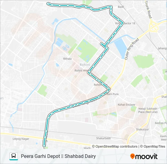 879 Bus Line Map