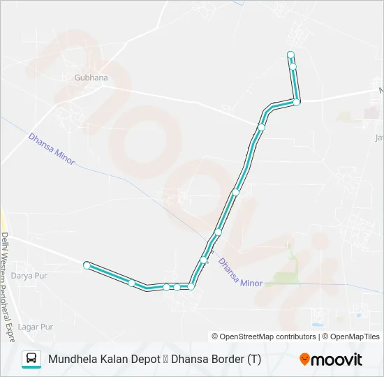 835SPL Bus Line Map